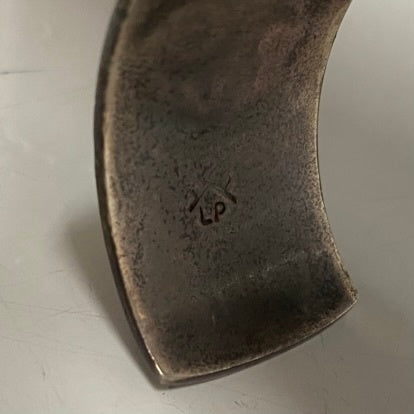 【曜日割引対象外】 【中古】ヴィンテージ vintage ホピ族 ウォーターバード Loren Phillips ローレンフィリップス メンズジュエリー・アクセサリー インディアンジュエリー バングル シルバー 201goods-668 VB
