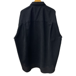 クーティープロダクションズ COOTIE PRODUCTIONS Punching Faux Suede Work Shirt 半袖シャツ ブラック XLサイズ 201MT-4402