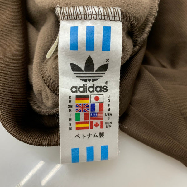 アディダス adidas 90s トラックジャケット 万国旗タグ ATP復刻 ジャケット ブラウン 201MT-4265