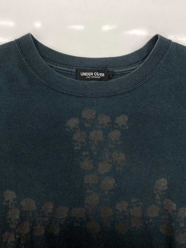 アンダーカバー UNDERCOVER 90s SKULL CROSS TEE スカル クロス Tシャツ ドクロ 骸骨 アーカイブ 半袖 黒 Tシャツ スカル ブラック Lサイズ 104MT-1894