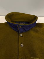 パタゴニア PATAGONIA Vintage ヴィンテージ 80s～ 90s Rマークタグ USA製 フリースプルオーバー  25610 XL ジャケット カーキ LLサイズ 101MT-4786
