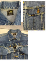 リー Lee 60's 60年代 四角黒タグ R表記 101-J デニムジャケット Gジャン トラッカー VINTAGE ヴィンテージ アメリカ製 MADE IN USA 42 LONG ジャケット ブルー 101MT-5041