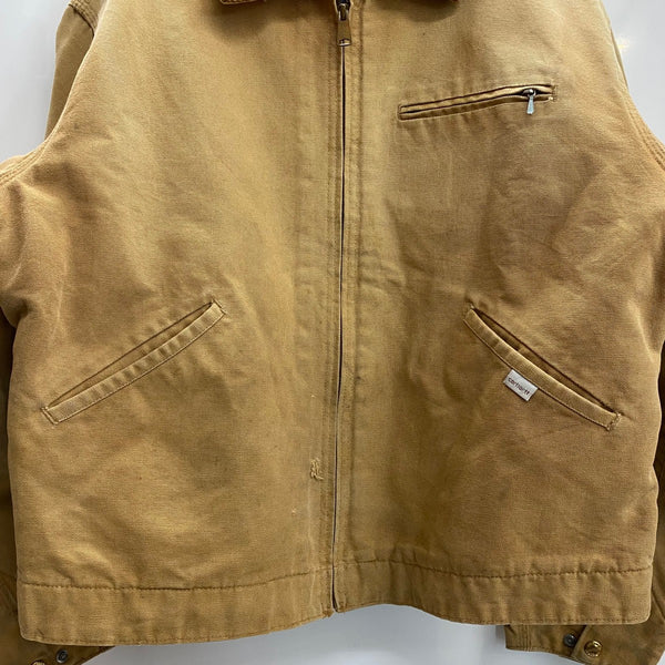 【曜日割引対象外】 カーハート Carhartt 80's 100周年 デトロイトジャケット USA製 ジャケット ベージュ 201MT-4742 VB
