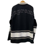 シュプリーム SUPREME 17AW HALF ZIP RUGBY SHIRT 長袖シャツ ラガーシャツ Tシャツ ブラック XLサイズ 201MT-4157