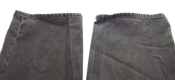 ナインティナインティ 9090 King Logo Buggy Denim キングロゴ デニムパンツ ジーンズ バギー 刺繍 NN1539 デニム ブラック LLサイズ 103MB-516