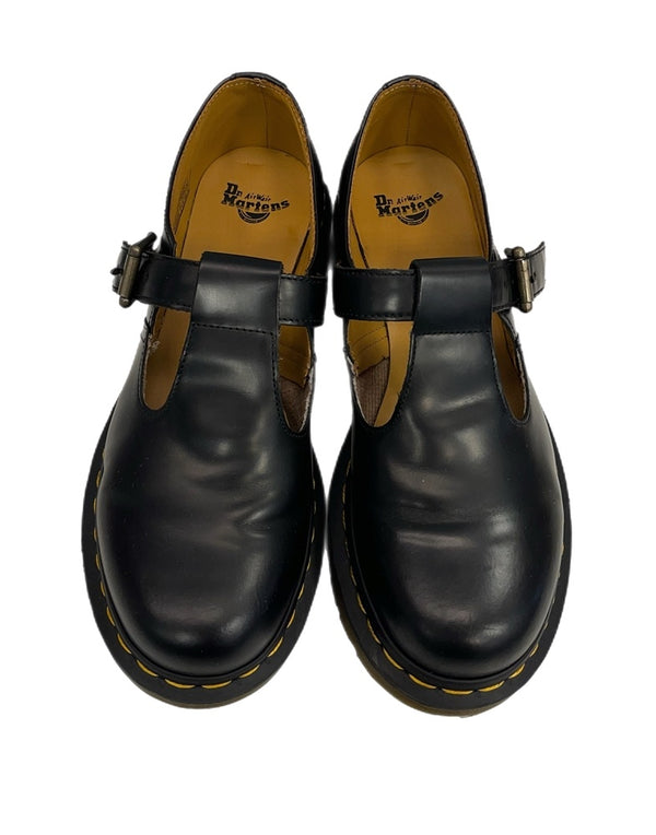 ドクターマーチン Dr.Martens POLLEY Tバーシューズ メリージェーン 黒 レディース靴 ローファー ブラック UK6(参考サイズ約25cm) 101sh-2197
