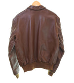 アビレックス AVIREX A-2 Leather Flight Jacket レザー フライト ジャケット VINTAGE TYPE LIMITED VERSION MADE IN USA 38 ジャケット ブラウン 103MT-2623
