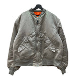 アルファインダストリーズ ALPHA INDUSTRIES MA-1 USAFA フライトジャケット ミリタリー ブルゾン アウター 緑 オレンジ MIL-J-82790J ジャケット 無地 カーキ 2XLサイズ 104MT-2312