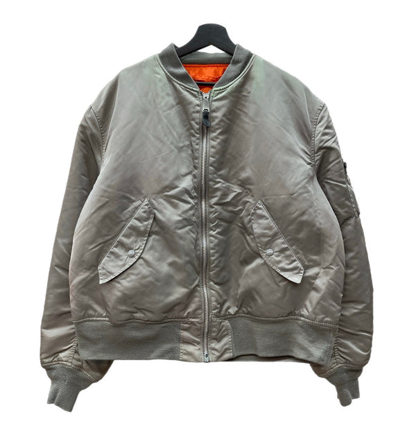 アルファインダストリーズ ALPHA INDUSTRIES MA-1 USAFA フライトジャケット ミリタリー ブルゾン アウター 緑 オレンジ MIL-J-82790J ジャケット 無地 カーキ 2XLサイズ 104MT-2312