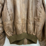 【曜日割引対象外】 アヴィレックス AVIREX G-1 レザー フライトジャケット トップガン ライダース レザージャケット ジャケット ブラウン Lサイズ 201MT-4568 VB