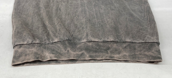 ウィンダンシー WIND AND SEA SEA CHENILLE EMB SULFUR CREW NECK  スウェット トレーナー ウォッシュ加工 灰色 WDS-O-SIG-24-Q2-CS-01 スウェット 刺繍 グレー Lサイズ 104MT-1569