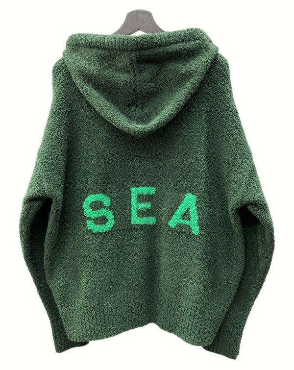 ウィンダンシー WIND AND SEA × nestwell ネストウェル BROOM SEA HOODIE ブルーム シー フーディー プルーオーバー パーカー 緑 NB12-125005 サイズ 2 パーカ ロゴ グリーン 104MT-583