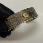 【曜日割引対象外】 【中古】マウントヒル Mt.hill Stamped Rose Cuff バングル メンズジュエリー・アクセサリー バングル シルバー 201goods-578 VB