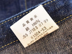 リーバイス Levi's 90s 90's 99年製 ショートホーン デニム ウエスタン シャツ 50s レプリカ 復刻 日本製 61504-53 40 長袖シャツ ブルー Lサイズ 103MT-2673