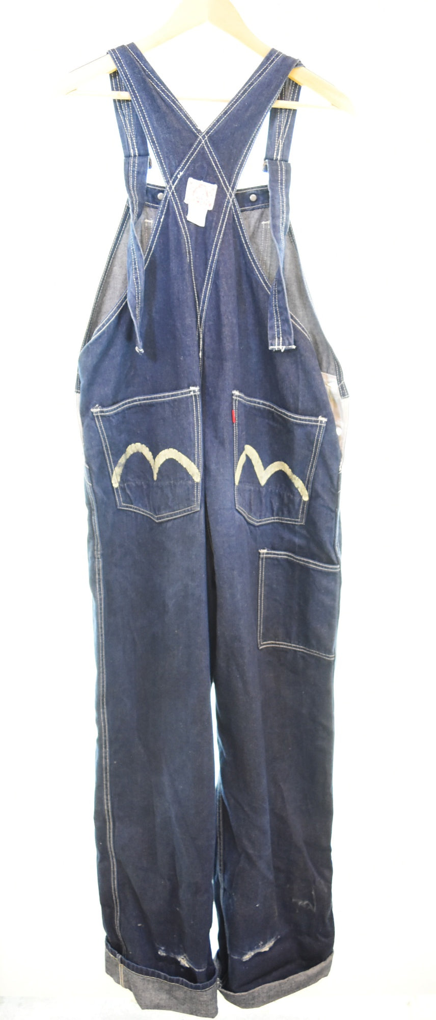 EVISU オーバーオールカモメエビス 中古・古着通販】EVISU (エヴィス) カモメペイント オールインワン