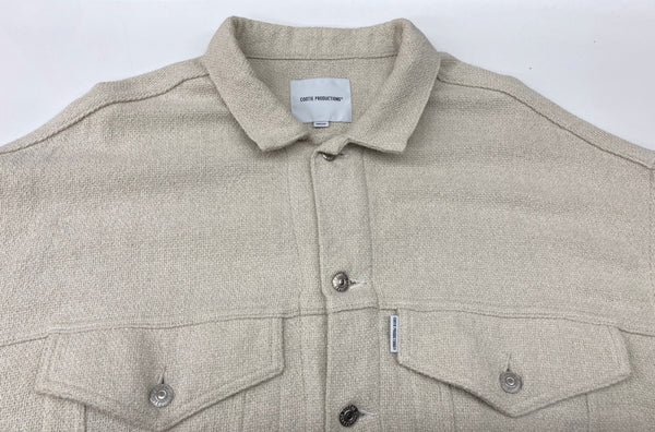 クーティー COOTIE 3rd Type Jacket サード タイプ トラッカー ジャケット 白 ジャケット 無地 ホワイト Mサイズ 104MT-2100