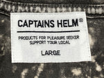 キャプテンズ ヘルム CAPTAINS HELM DARK OCEAN LOGO TEE ダーク オーシャン ロゴ Tシャツ 黒 Tシャツ ロゴ ブラック Lサイズ 104MT-1471