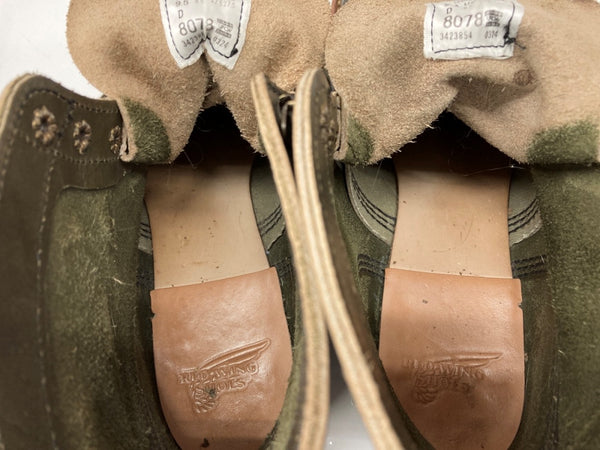 レッドウィング RED WING IRON RANGER アイアン レンジャー ALPINE Vibramソール アウトドア 革靴 シューズ 9 1/2D 緑 8078 メンズ靴 ブーツ その他 カーキ 27.5cm 104S-1069