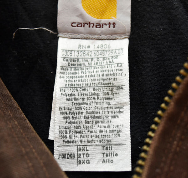 カーハート Carhartt Active Jacket アクティブジャケット茶 RN14806 ジャケット ブラウン 3Lサイズ 103MT-1169