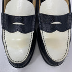 ケンフォードファインシューズ KENFORD MENS EMBOSSED LOAFERS BLACK WHITE PAISLEY メンズ靴 ローファー ブラック 27cmサイズ 201-shoes1279