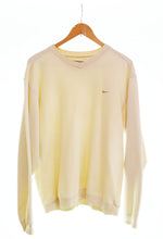 ナイキ NIKE 90s 90年代 刺繍ロゴ ギリシャ製 スウェットトレーナー  スウェット ベージュ Mサイズ 103MT-2488