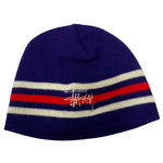 【中古】ステューシー STUSSY 90s OLD STUSSY knit beanie 帽子 メンズ帽子 ニット帽 ブルー 201goods-514