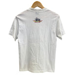 ステューシー STUSSY 90's 90年代 紺タグ OLD STUSSY old school flavor スキーヤー プリント MADE IN USA アメリカ製 VINTAGE ヴィンテージ シングルステッチ Tシャツ ホワイト Sサイズ 101MT-4563