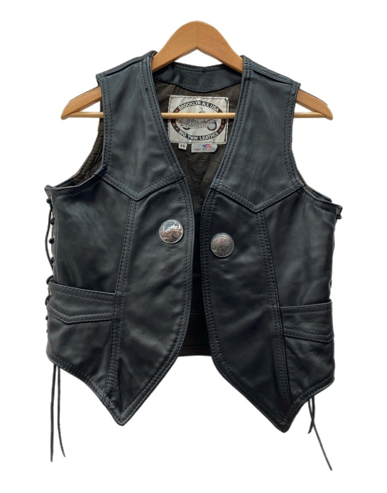 ビッグツインレザー BIG TWIN LEATHER Leather Vest レザー ベスト