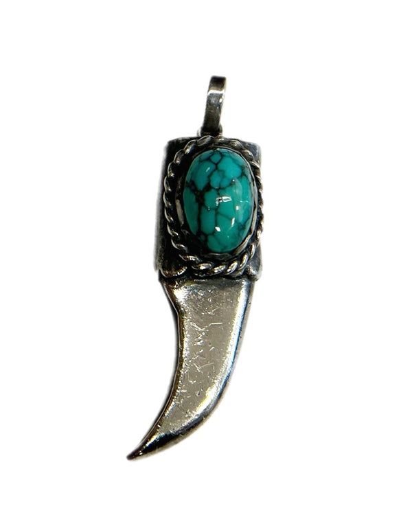 アリゾナフリーダム ARIZONA FREEDOM  ターコイズ ベアクロー ペンダントトップ Silver T-20c メンズジュエリー・アクセサリー ペンダントトップ シルバー 101goods-181