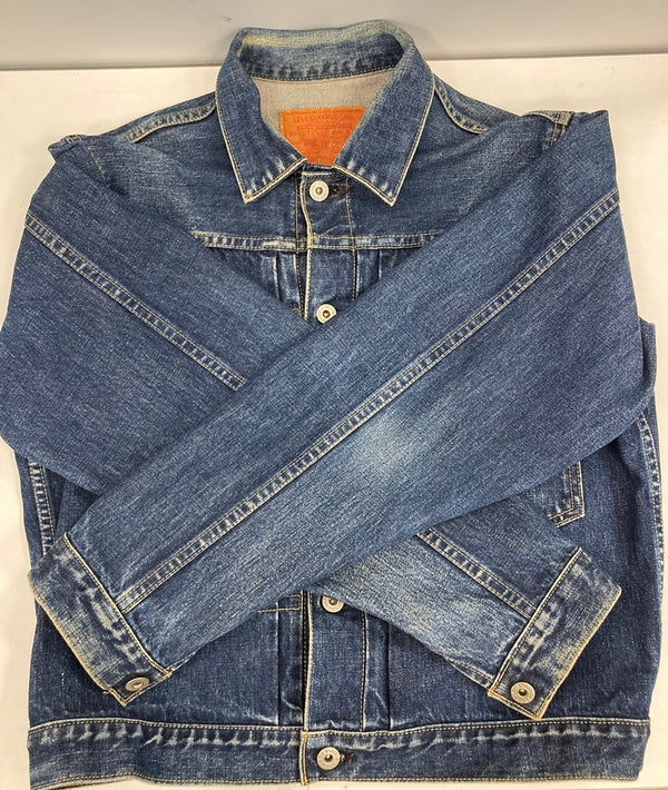 リーバイス Levi's 90s  1st 復刻 デニムジャケット Gジャン インディゴ ヴィンテージ　Vintage 71506XX サイズ38 ジャケット ネイビー 101MT-3585