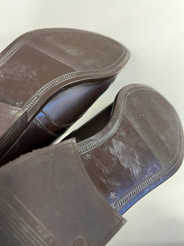 ミリタリー Military ベルギー軍 サービスシューズ 茶 1994 ABL メンズ靴 ビジネスシューズ ブラウン サイズ44 101sh-2387