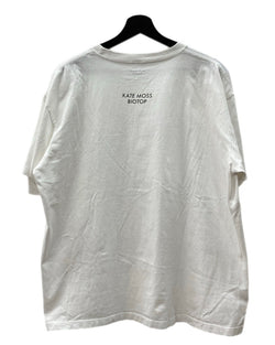 ビオトープ BIOTOP KATE MOSS by DAVID SIMS Photo Tee ケイトモス バイ デイビットスミス フォト Tシャツ 白 BOM-74000-A Tシャツ プリント ホワイト XLサイズ 104MT-1888