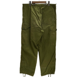 【曜日割引対象外】 ミリタリー MILITARY 70's デンマーク軍 M71 フィールドパンツ カーゴパンツ カーキ W36サイズ 201MB-1125 VB