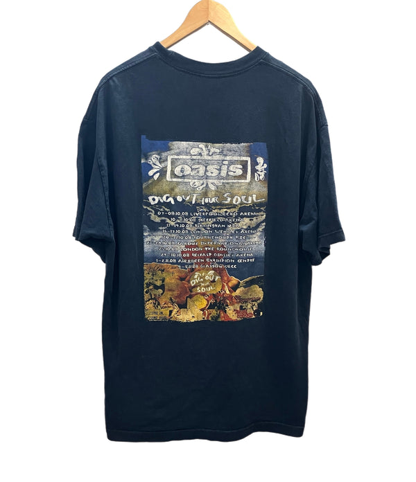 バンド band 00s 00's ALSTYLE OASIS DIG OUT YOUR SOUL TOUR オアシス ツアーT XL Tシャツ ネイビー LLサイズ 101MT-3201