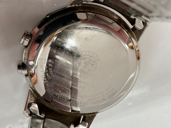 シチズン CITIZEN Eco-Drive エコ ドライブ 5気圧防水 ソーラー 腕時計 ウォッチ 銀 H415-S054541 メンズ腕時計シルバー 104T-38