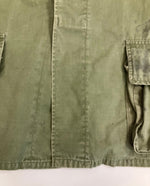 ミリタリー MILITARY 60's 60年代 US ARMY アメリカ軍 ジャングルファティーグ 5TH リップストップ VINTAGE ヴィンテージ DSA100-69-C-0505 MEDIUM-REGULAR ジャケット カーキ 101MT-4745
