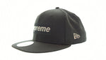 シュプリーム SUPREME New Era 20ss SIM METALIC BOX LOGO CAP キャップ 黒 帽子 メンズ帽子 キャップ ブラック 103H-29