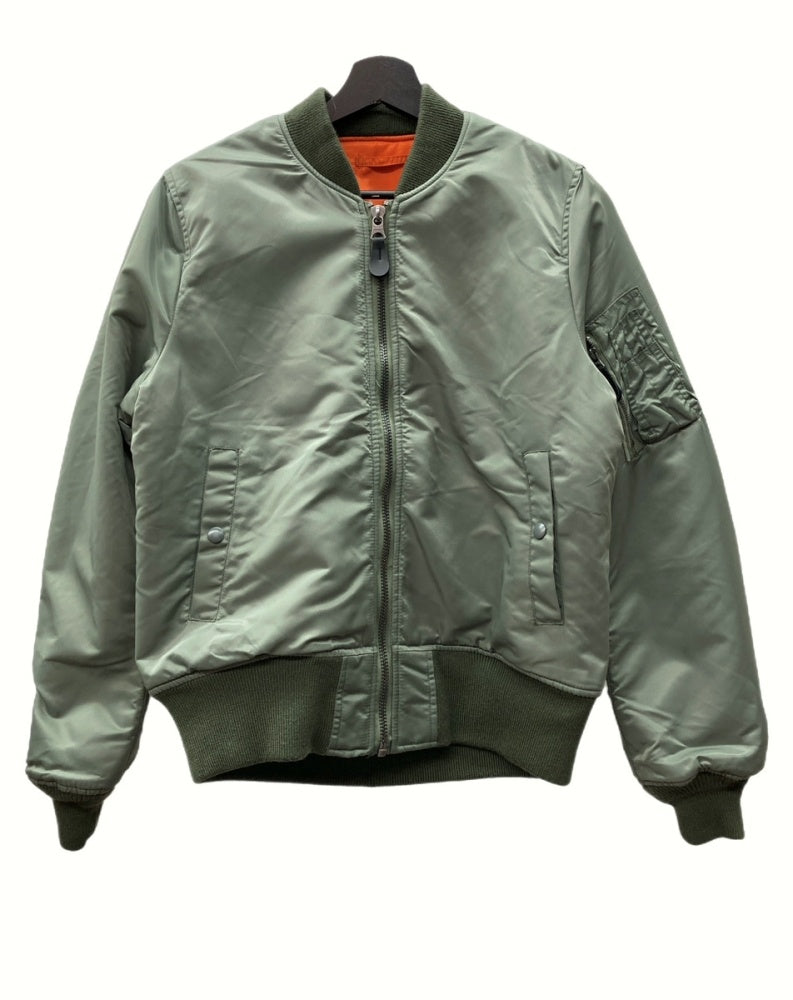 ウィンダンシー WIND AND SEA 19AW REVERSIBLE MA-1 リバーシブル ジャケット フライト アウター オレンジ 緑  WDS-19A-JK-07 ジャケット 無地 カーキ Mサイズ 104MT-794 | 古着通販のドンドンサガール