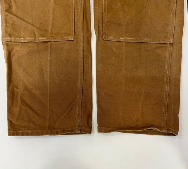 カーハート Carhartt DOUBLE FRONT WORK DUNGAREE ダブル フロント ワーク ダンガリー ペインターパンツ B01BRN チノパン ブラウン W36×L32 101MB-625