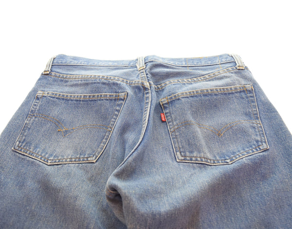 リーバイス LEVI'S 70's 501 66後期 70s ボタン裏6 ポケット裏チェーン 赤耳 セルビッジ デニム ブルー 34/34 103MB-526