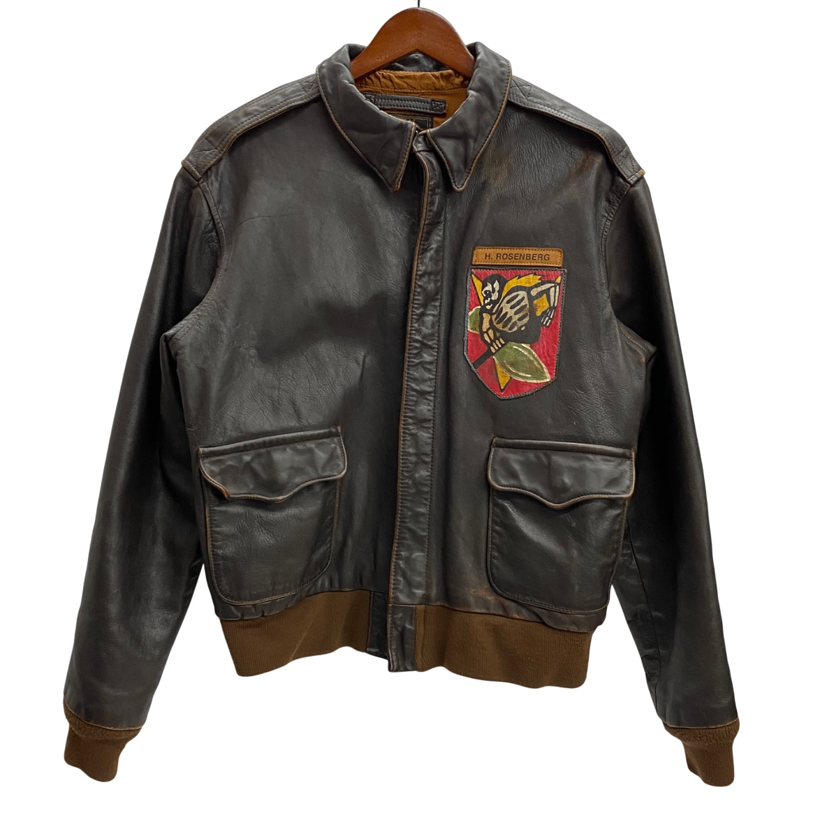 曜日割引対象外】 アヴィレックス AVIREX A-2 レザー フライト