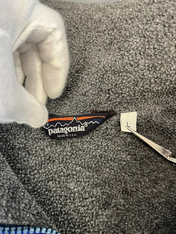 パタゴニア PATAGONIA 80s シェルドシンチラ ナイロンジャケット USA製 アメリカ製 28101 ジャケット ブルー Lサイズ 101MT-5243