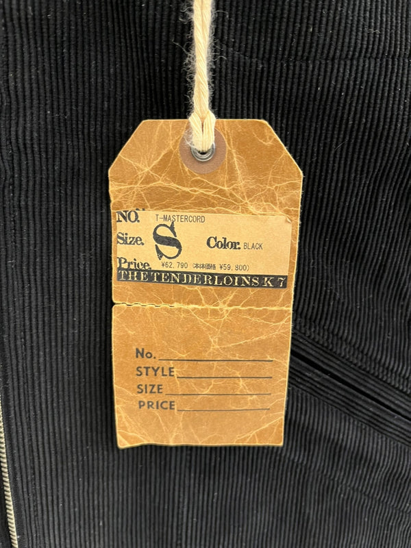 テンダーロイン TENDERLOIN T-MASTERCORD コーデュロイジャケット 黒 ジャケット ブラック Sサイズ 101MT-4149