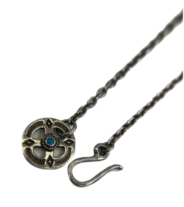 アリゾナフリーダム ARIZONA FREEDOM  ターコイズホイール フック チェーン メンズジュエリー・アクセサリー ネックレスチェーン シルバー 101goods-182