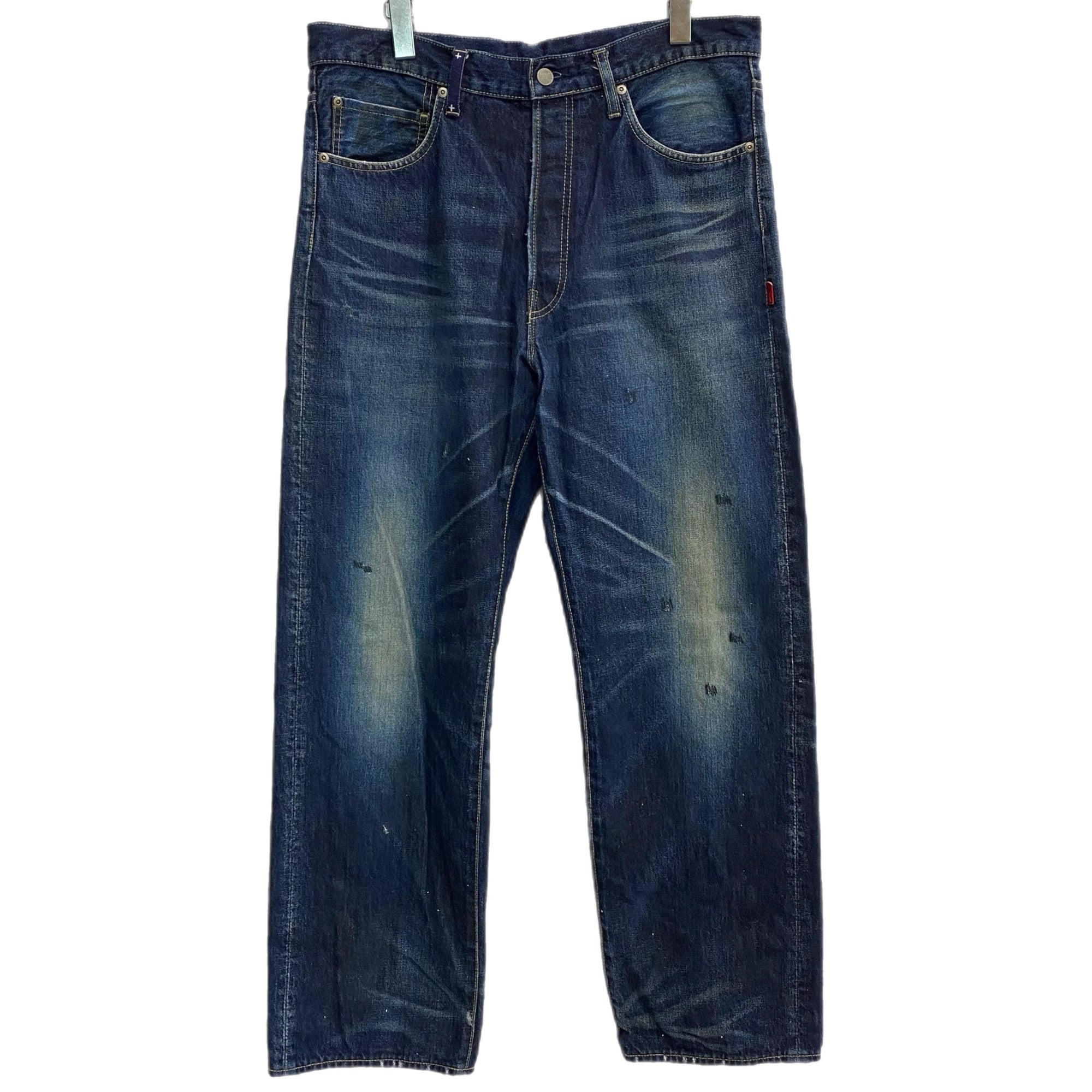 WTAPS ダブルタップス Y2K ストレートデニム L 赤耳 ダメージ加工