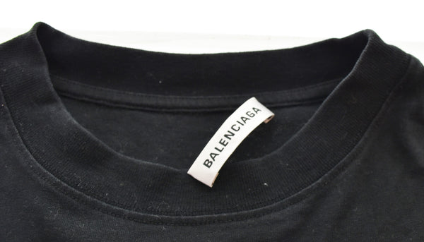 バレンシアガ BALENCIAGA Speedhunters Tee  スピードハンターズTシャツ 半袖カットソー  556089 Tシャツ ブラック Sサイズ 103MT-3068