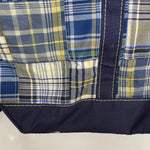 【曜日割引対象外】 エルエルビーン L.L.Bean 特大トートバッグ チェック パッチワーク 5956 バッグ メンズバッグ トートバッグ ブルー 201goods-697 VB