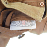 カーハート Carhartt 60's DUCK CHORE COAT ダック チョア コート フード付き デカCボタン ユニオンチケット 裏地ブランケット COVERALL カバーオール 38 ジャケット ブラウン 103MT-3104