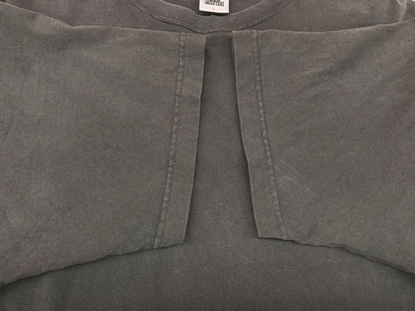 ブラックアイパッチ BlackEyePatch TEE 半袖 カットソー コットン クルーネック プルオーバー ロゴパッチ 刺繍 GRAY 灰色 Tシャツ ワンポイント グレー Lサイズ 104MT-1896