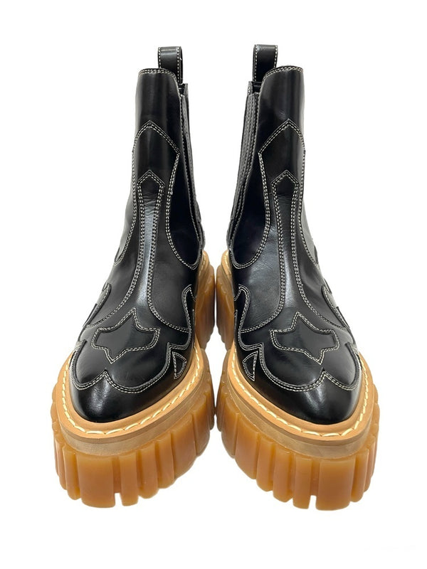 ステラマッカートニー STELLA McCARTNEY EMILIE MAT ALTER MAT エミリー マット オールター マット ブーツ レディース ブーティ ブラック 37 23.5 601sh-23